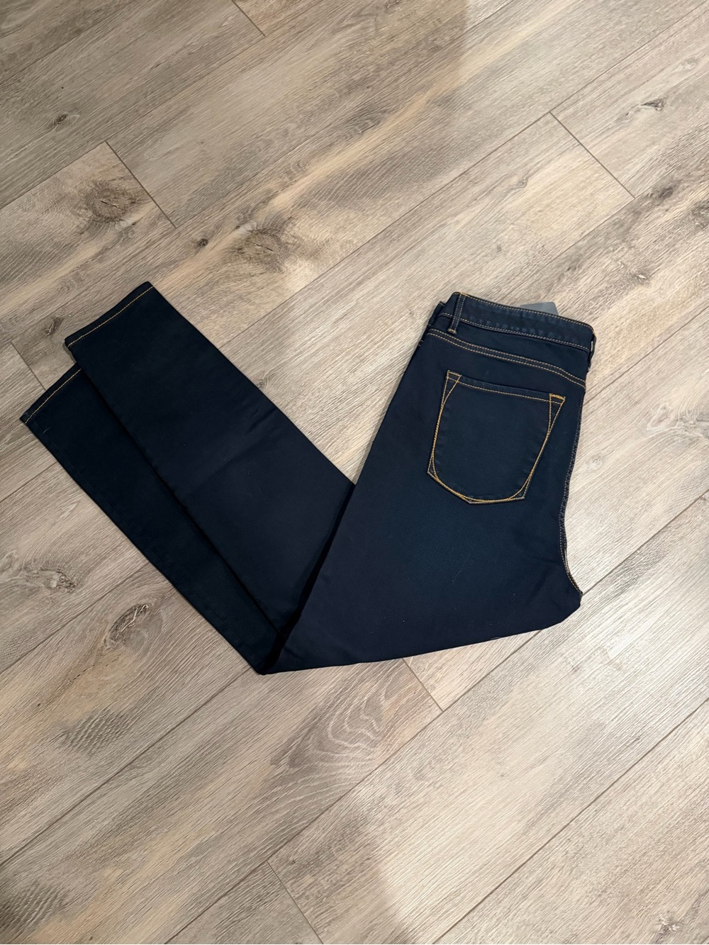 Signature Navy Skinny Stretch Jeans with Contrasting Stitching